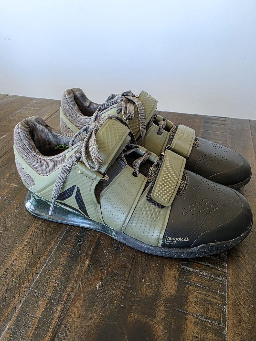 Reebok Legacy Lifter CN1003 Green Camo Heel
